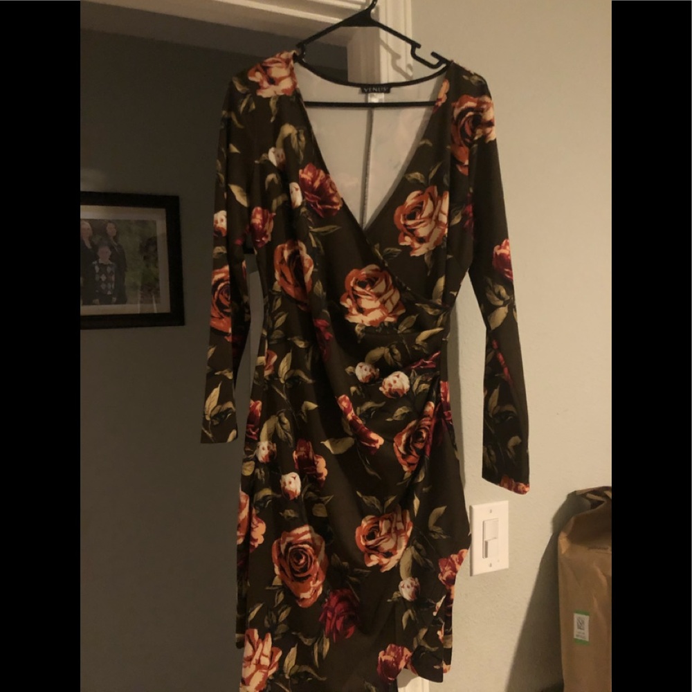 Floral print dress